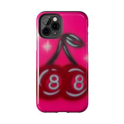 "cherry 8ball" airbrush iPhone case
