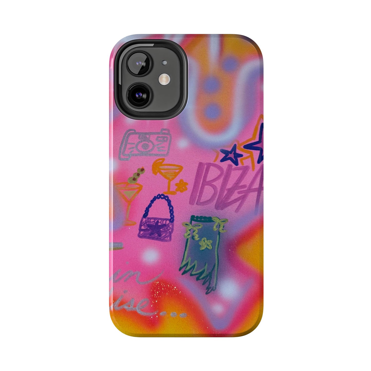 "ibiza" airbrush iPhone case