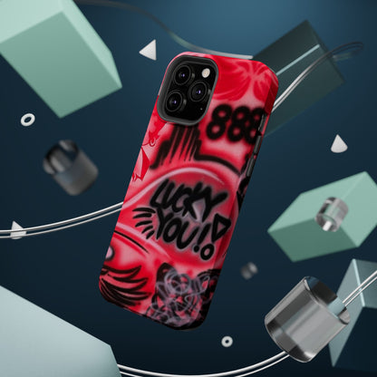 MagSafe „lucky you! pt. 2“ Airbrush iPhone Hülle