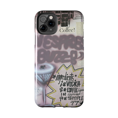 "espresso martini" airbrush iPhone case