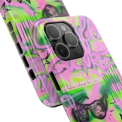 "green camo" airbrush iPhone case