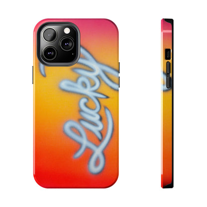 "lucky" airbrush iPhone case