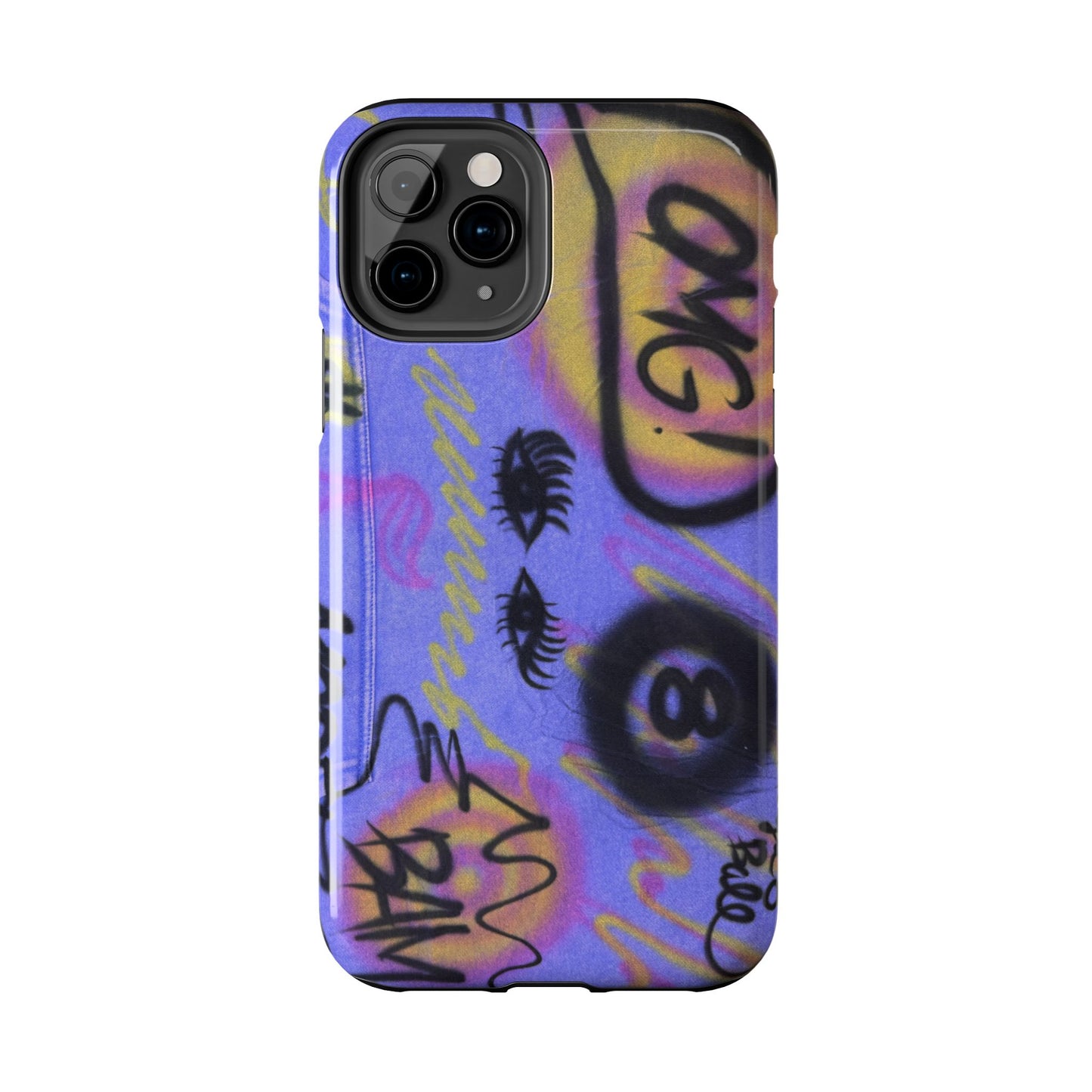 "eye$ on lies" airbrush iPhone case
