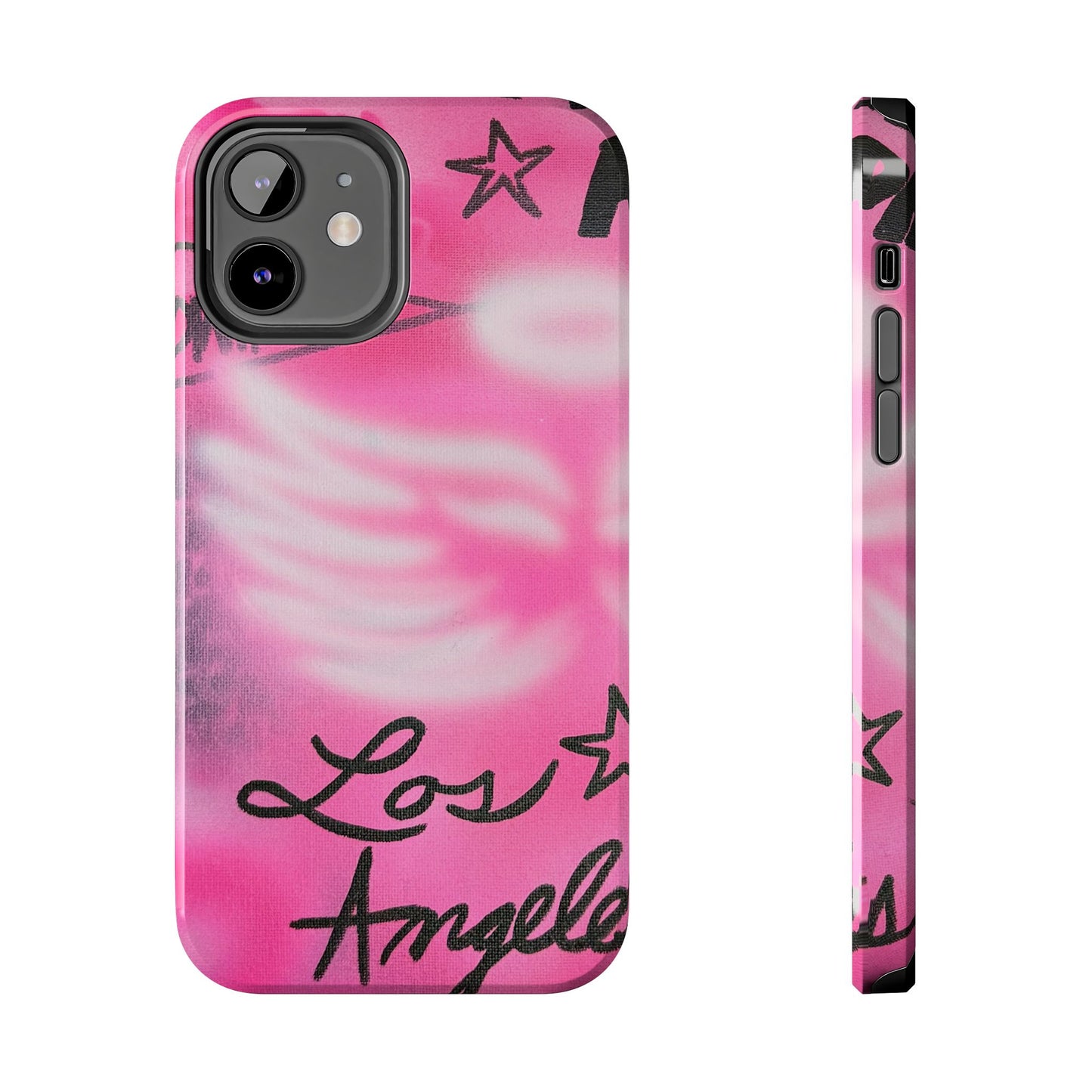"pink angel wings" airbrush iPhone case