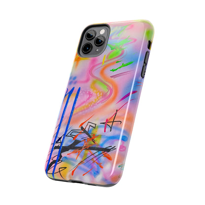 "neon haze" airbrush iPhone case