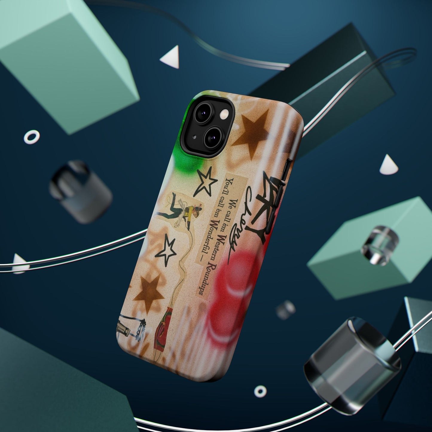 MagSafe "very cherry" airbrush iPhone case