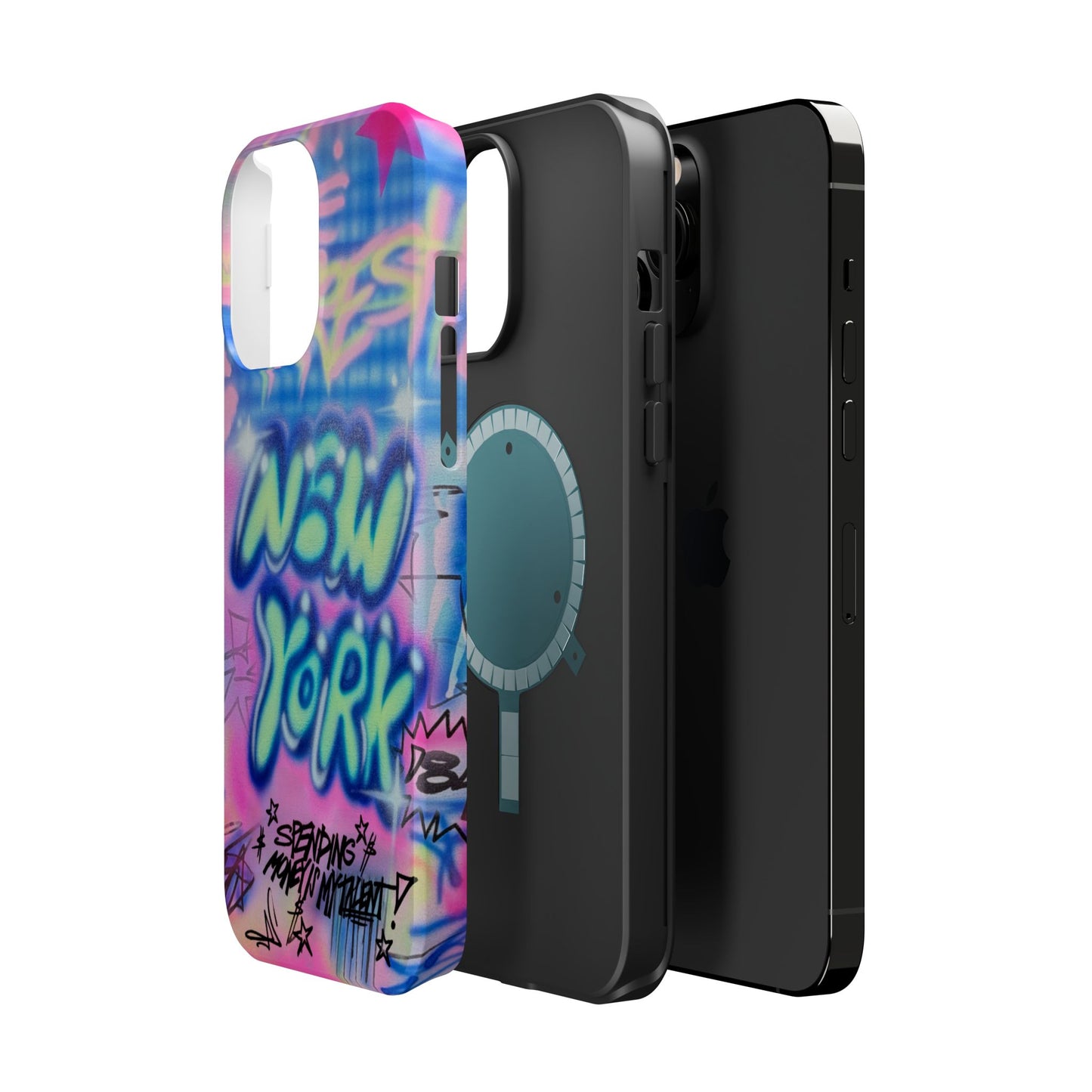 magsafe "spending $$ is my talent" airbrush iPhone case