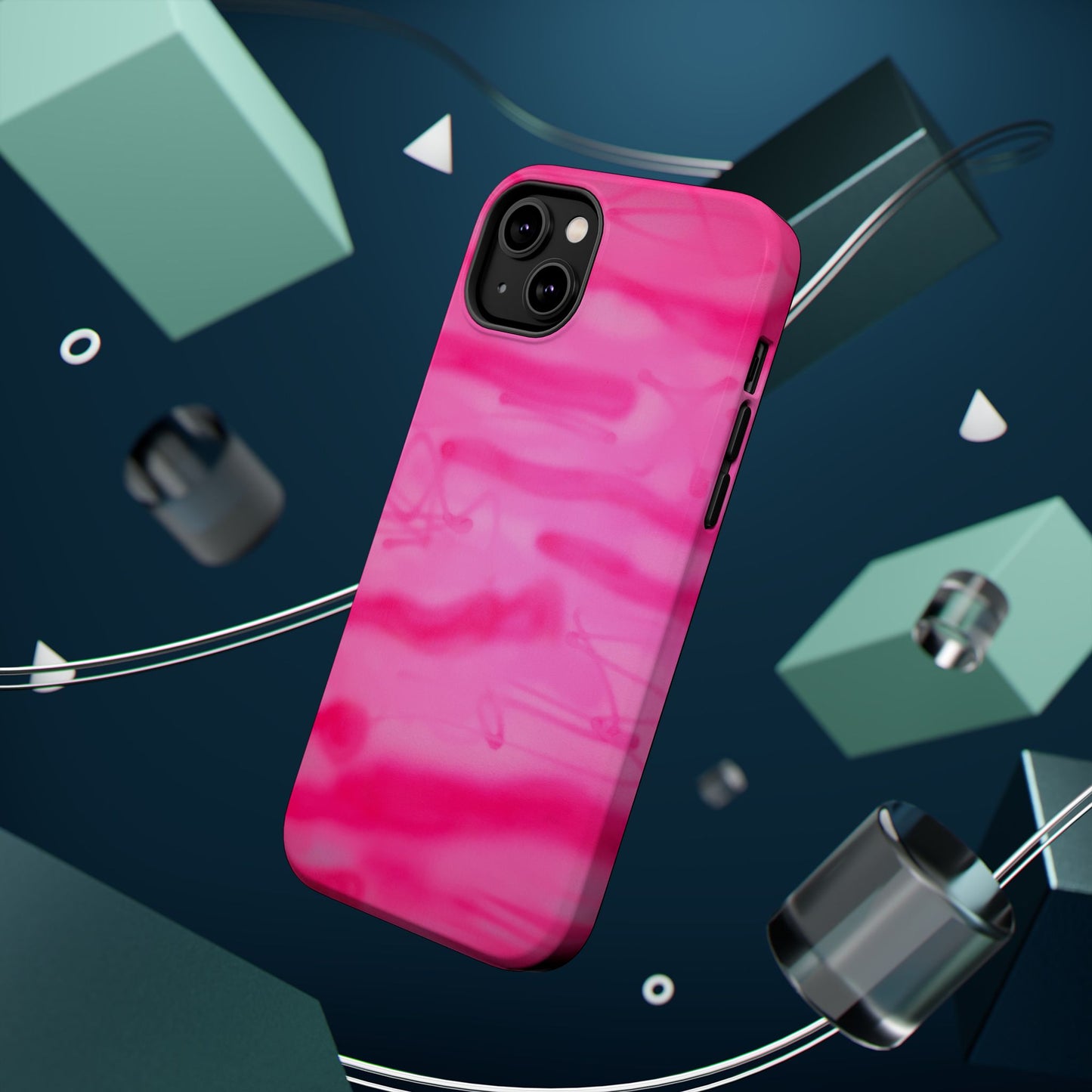 MagSafe "pink camo" airbrush iPhone case
