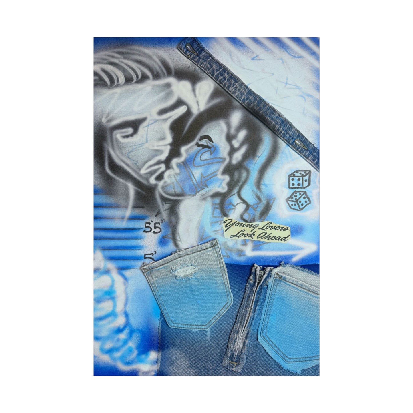 early access airbrush rolled print