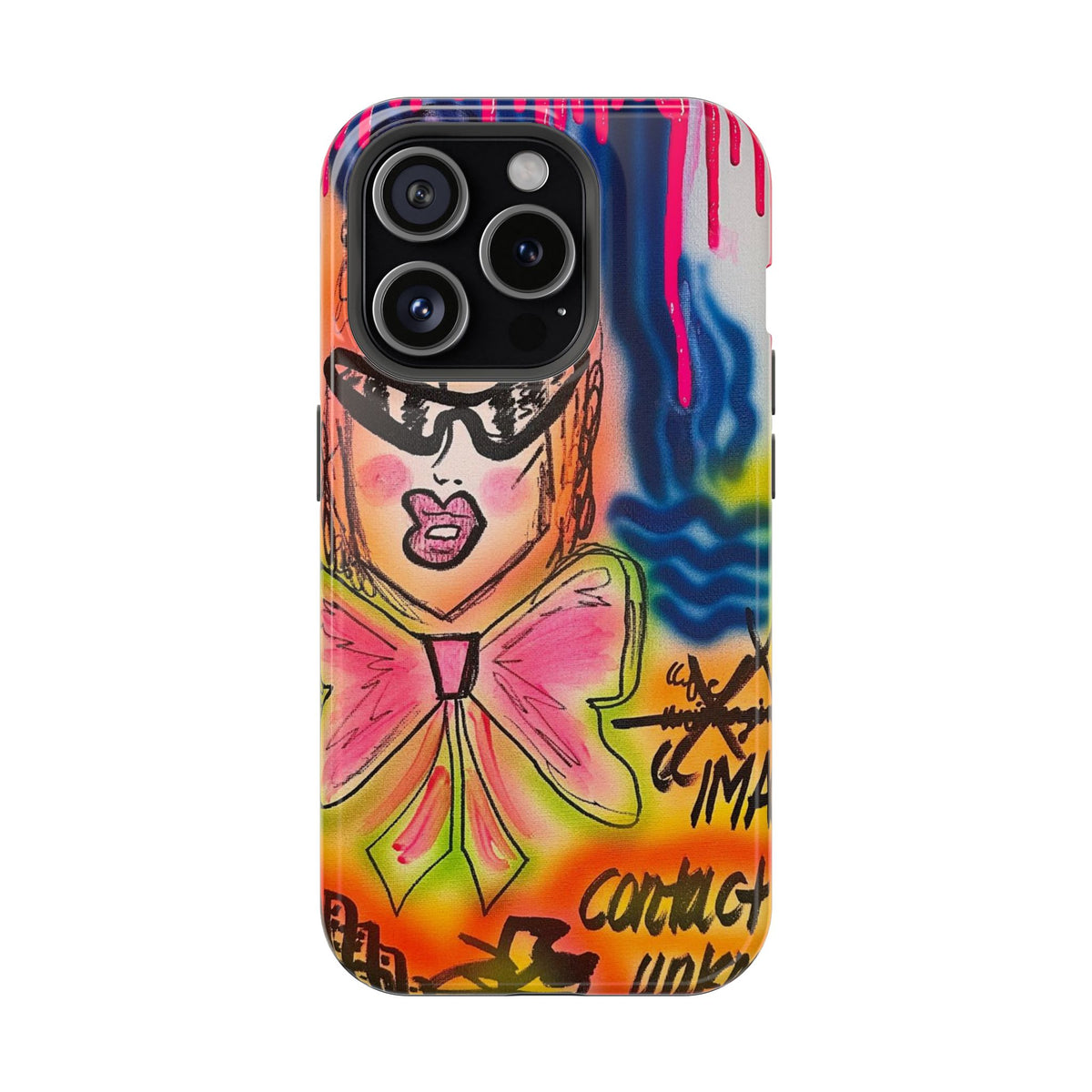 MagSafe „Kontakt unbekannt“ Airbrush iPhone Hülle