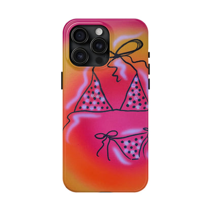 "glitter bikini" airbrush iPhone case