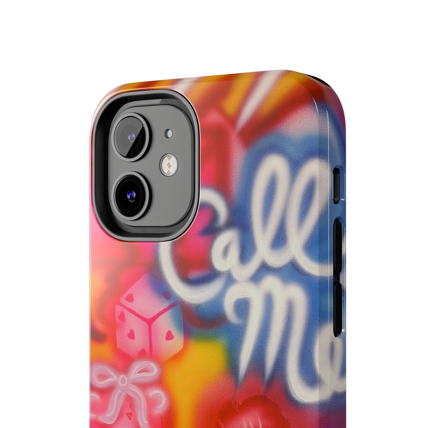 "CALL ME!" airbrush iPhone case