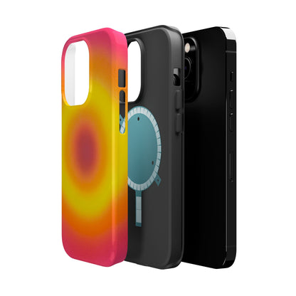 MagSafe "Pink Lemonade Aura" Airbrush iPhone Case