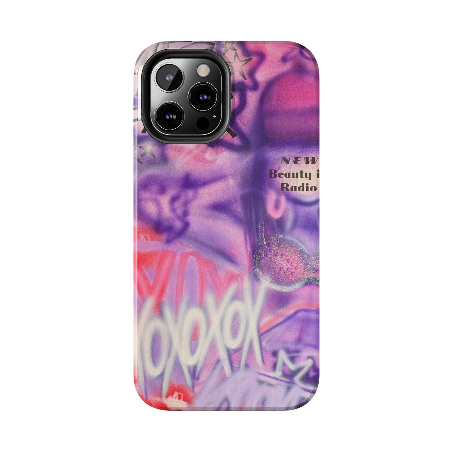 "mic check" airbrush iPhone case