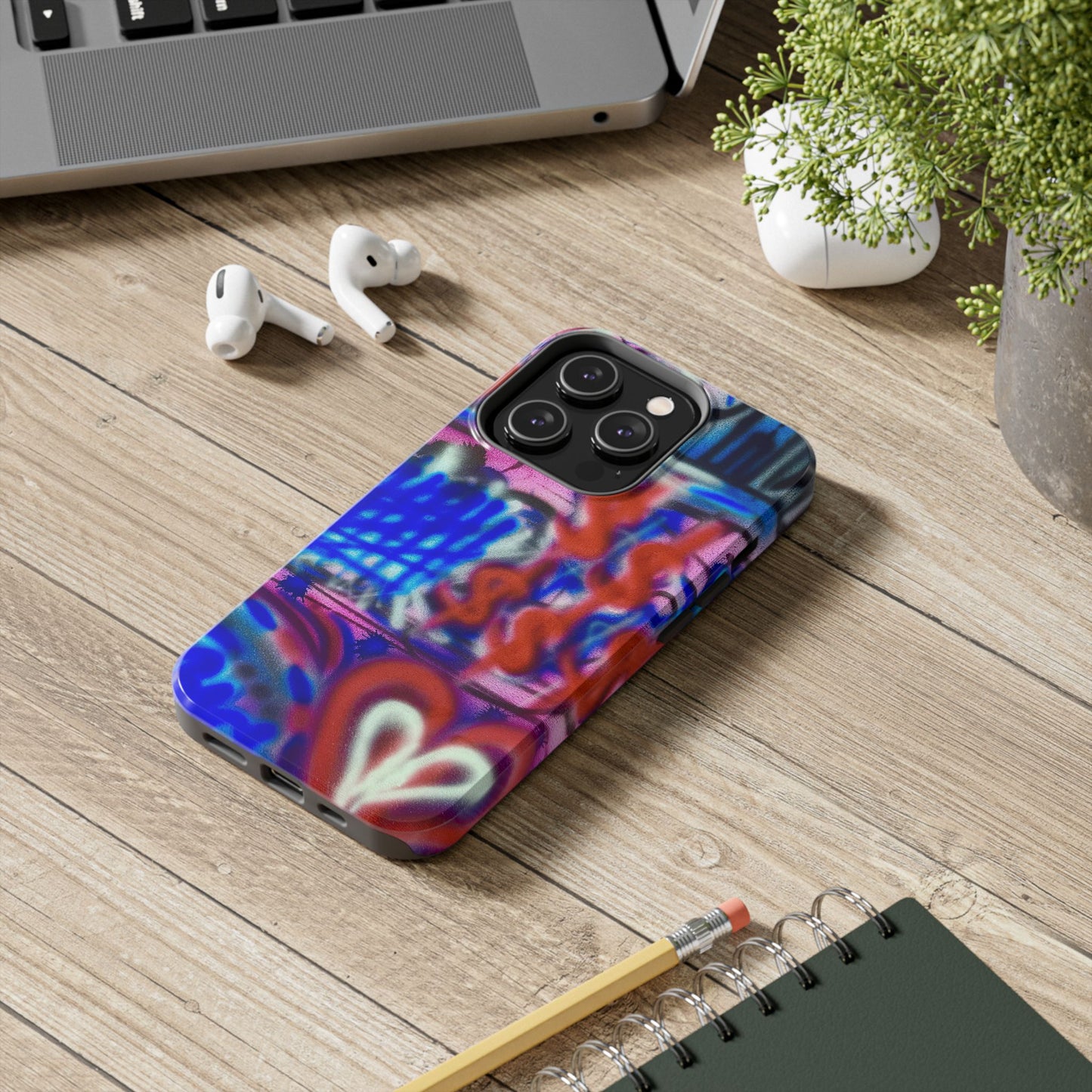 "money wins" airbrush iPhone case