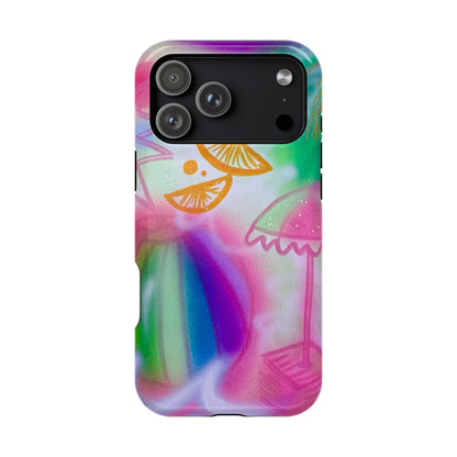 MagSafe "on the beach" airbrush iPhone case