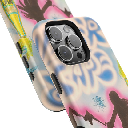 MagSafe "winter escape" airbrush iPhone case
