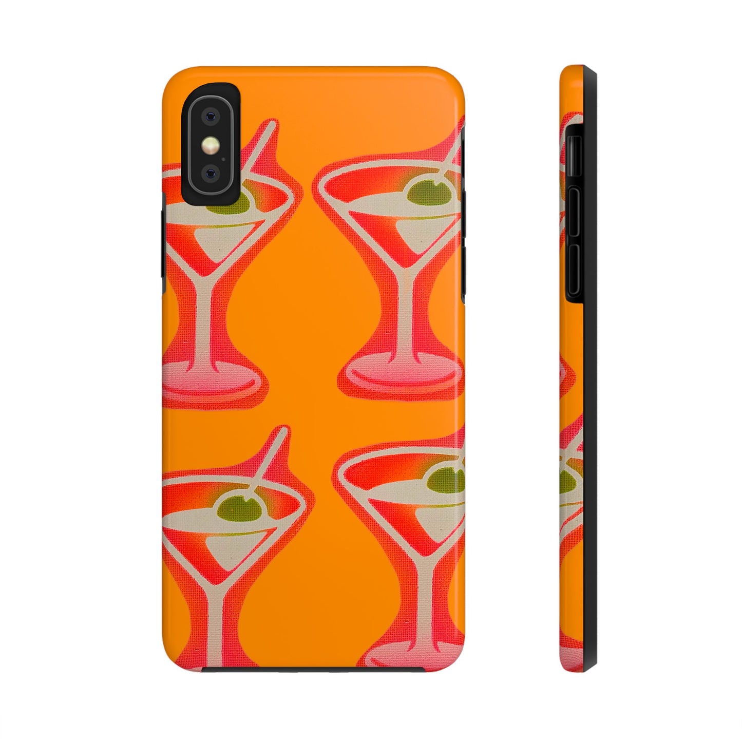 "shaken, not stirred” airbrush iPhone case