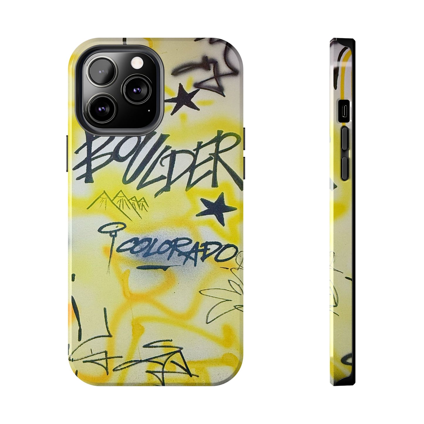 "boulder" airbrush iPhone case