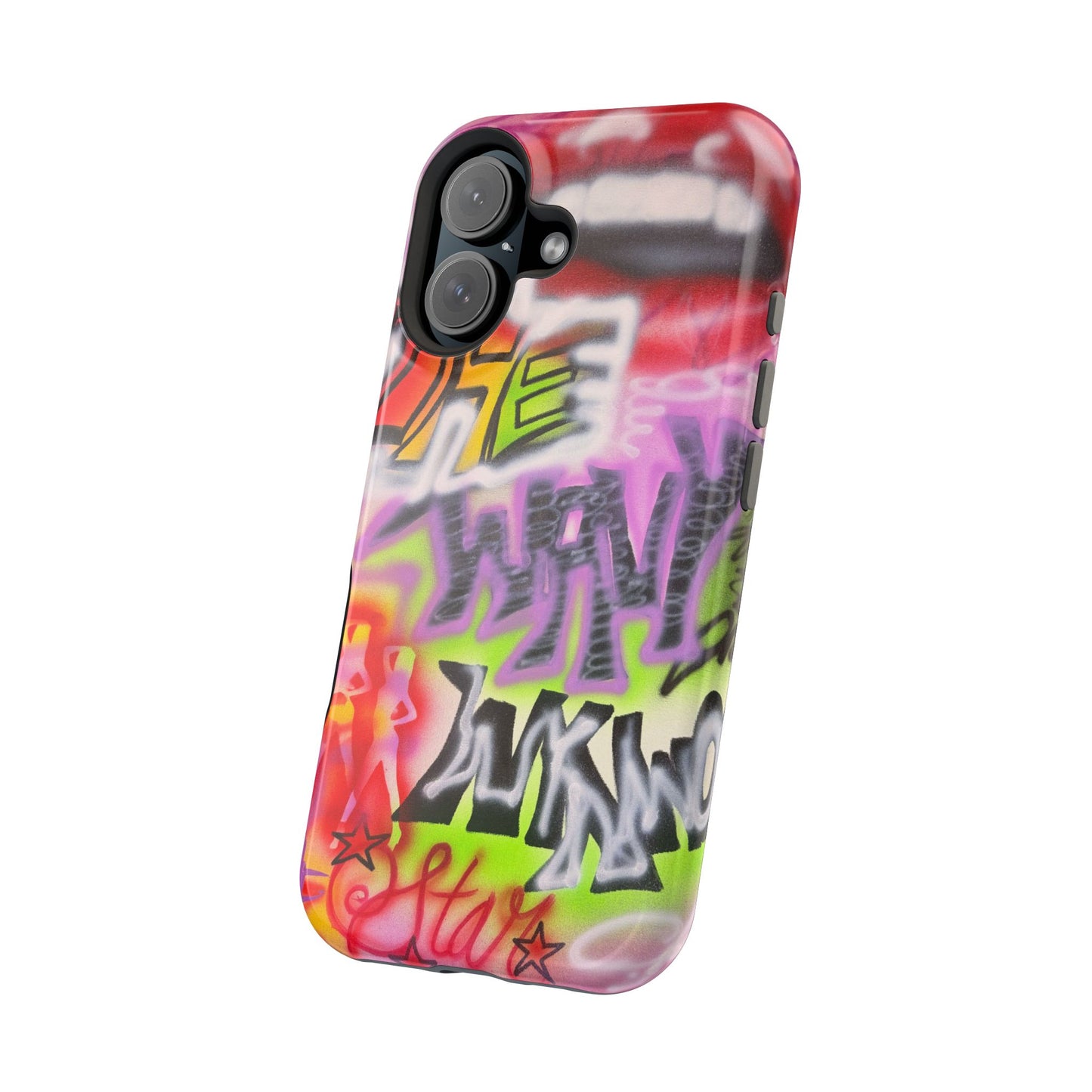 MagSafe "wynwood gold" airbrush iPhone case