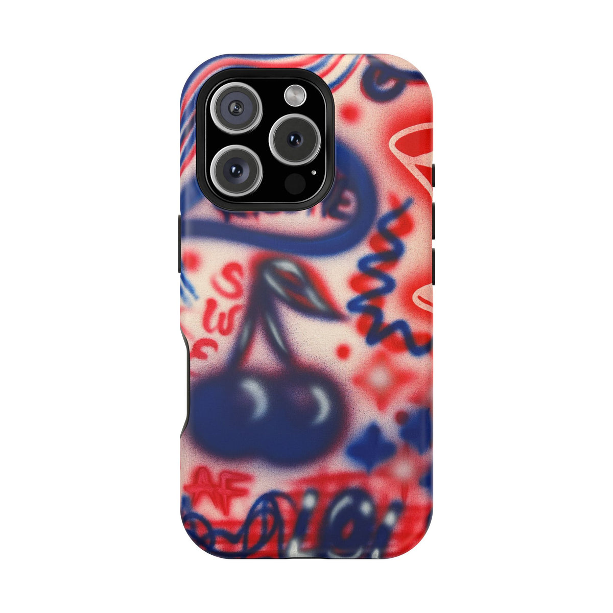 MagSafe „Kiss me“ Airbrush iPhone-Hülle