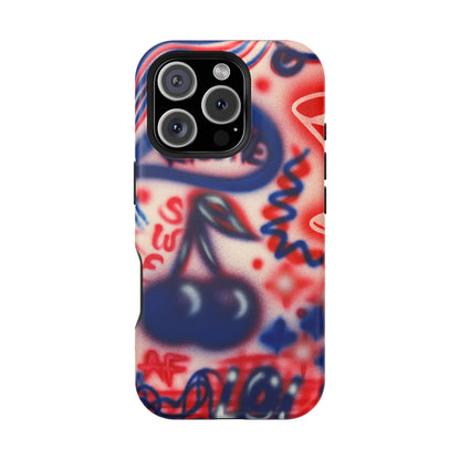 MagSafe „Kiss me“ Airbrush iPhone-Hülle