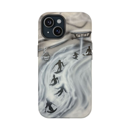 MagSafe "arctic avalanche" airbrush iPhone case