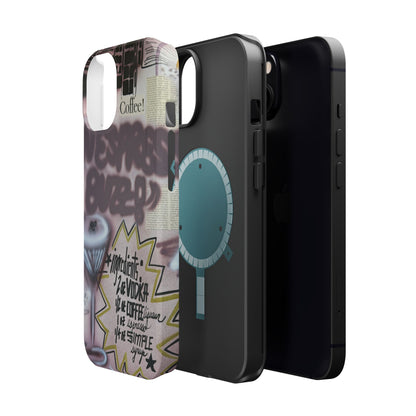 MagSafe "espresso martini" airbrush iPhone case