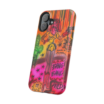 MagSafe "wild, wild west" airbrush iPhone case