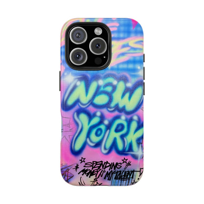 "spending money is my talent" airbrush iPhone case