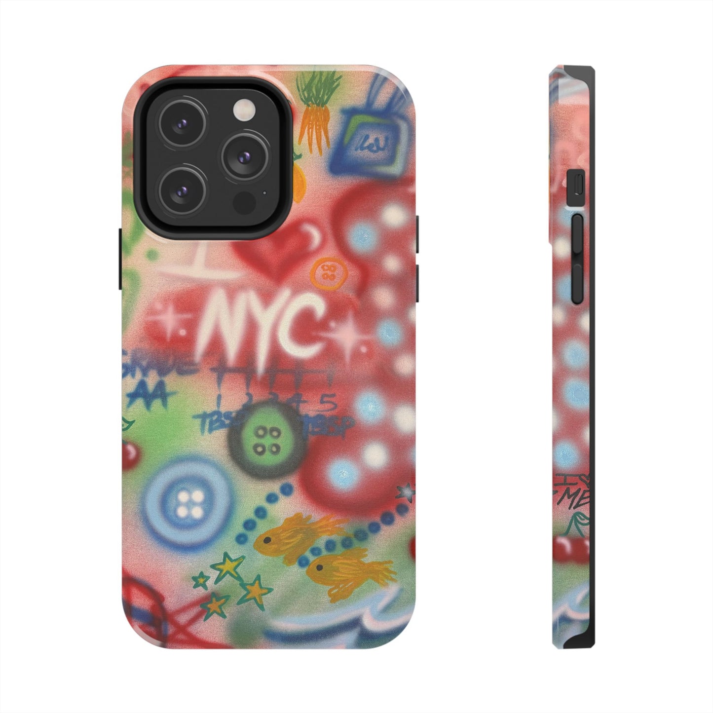 "i <3 NYC" airbrush iPhone case