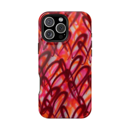 MagSafe „Graffiti Love“ Airbrush iPhone Hülle