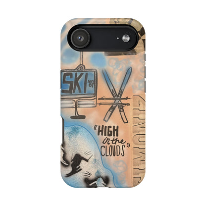 MagSafe „high in the clouds“ Airbrush iPhone Hülle