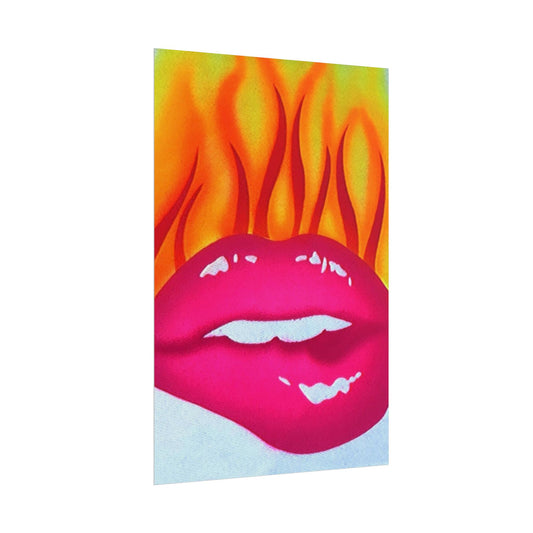 "flaming lips" airbrush rolled print