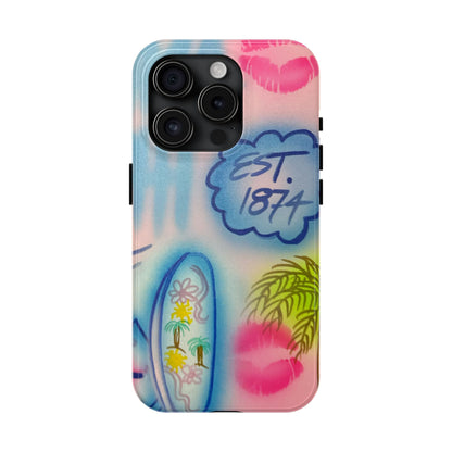 "in the wave" airbrush iPhone case