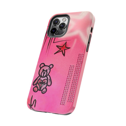 "teddy bear" airbrush iPhone case