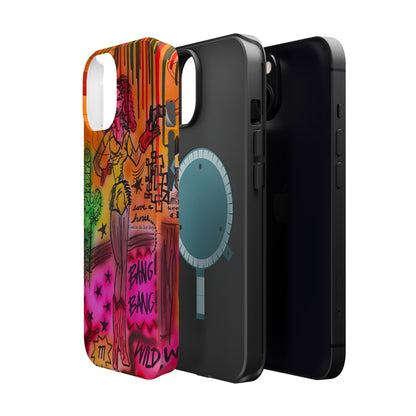 MagSafe "wild, wild west" airbrush iPhone case