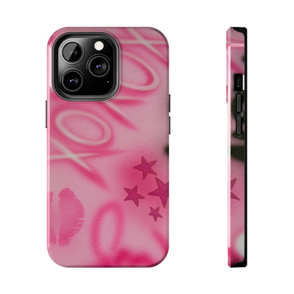 "perfectly pink" airbrush iPhone case