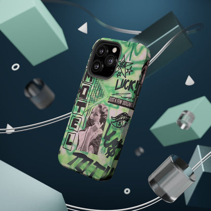 MagSafe "lust over luck" airbrush iPhone case
