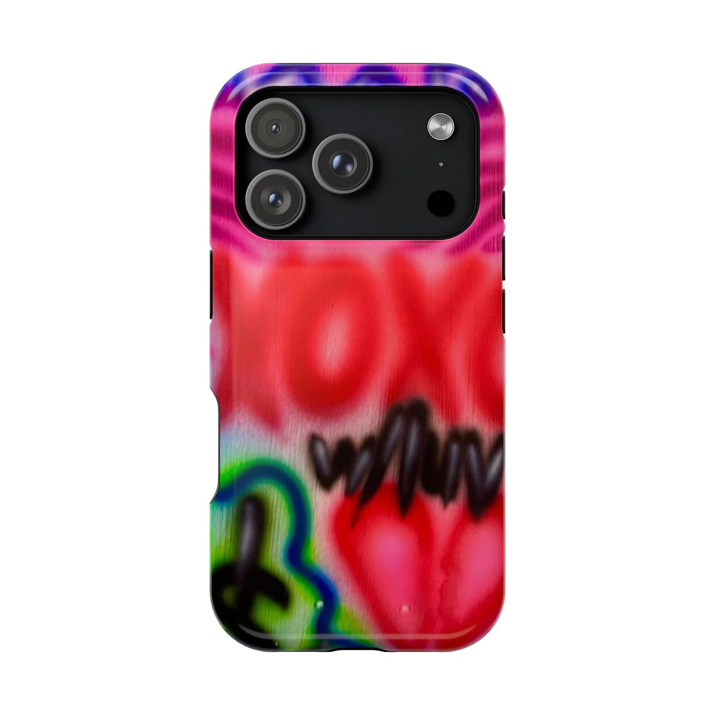 MagSafe Airbrush-iPhone-Hülle „with luv, xoxo“