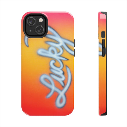 "lucky" airbrush iPhone case