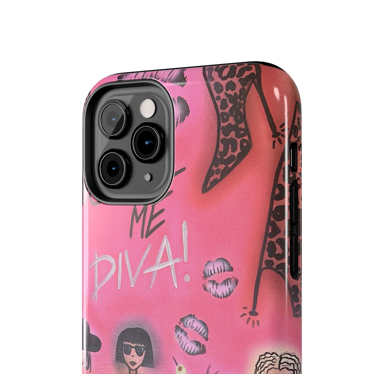 "party diva" airbrush iPhone case