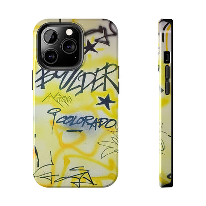 "boulder" airbrush iPhone case
