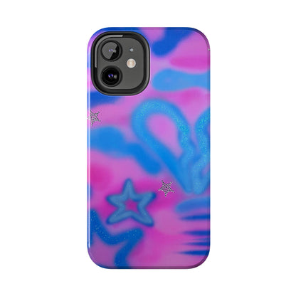 "blue camo" airbrush iPhone case