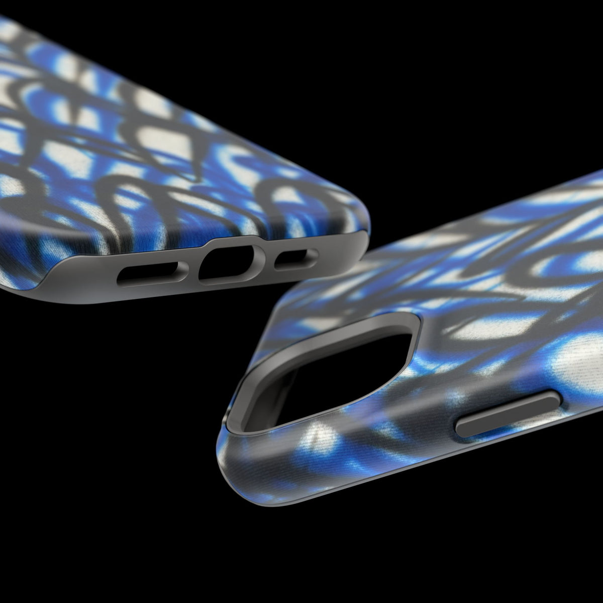 MagSafe "abstract hearts" airbrush iPhone case