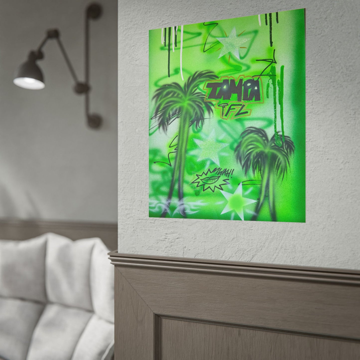 "tampa, fl" airbrush rolled print