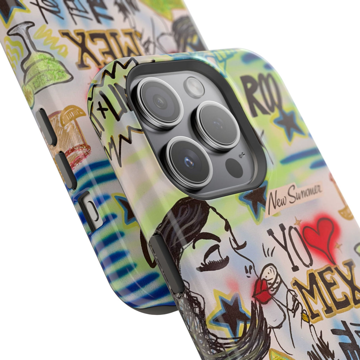 MagSafe "salted lime" airbrush iPhone case