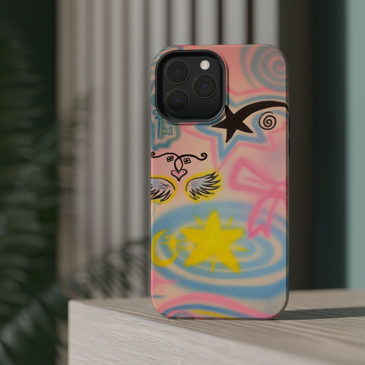 MagSafe "star energy" airbrush iPhone case