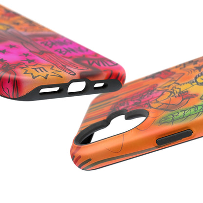MagSafe "wild, wild west" airbrush iPhone case
