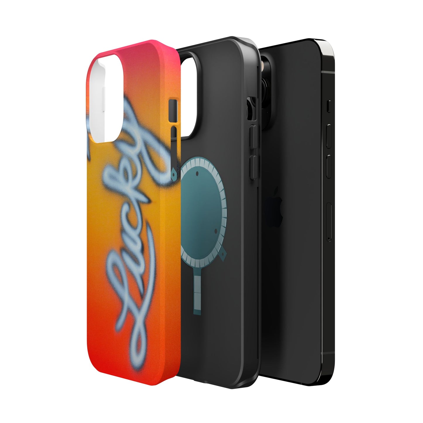 MagSafe "lucky" airbrush iPhone case